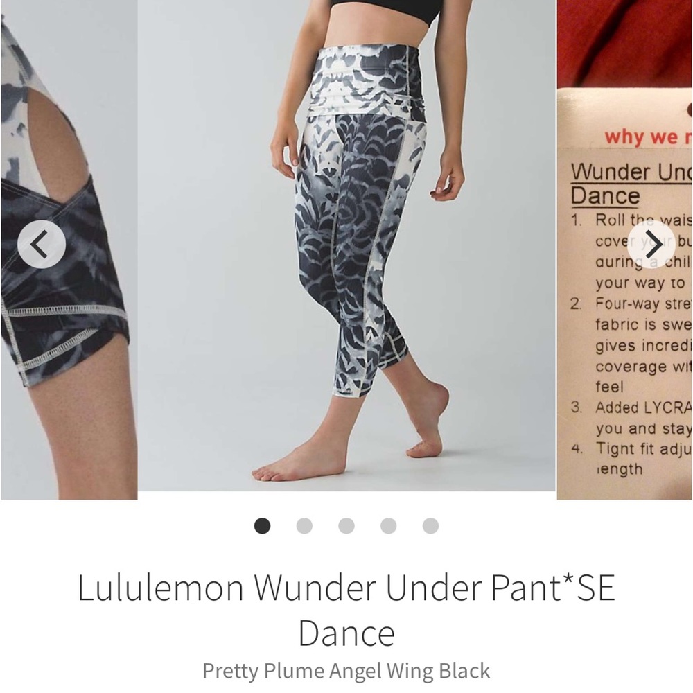 Lululemon Dance Crops